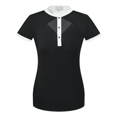 Image de Fair Play T shirt de Concours Cathrine Courte Manche Noir/Blanc EU 42