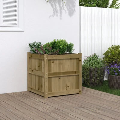 Afbeelding van Plantenbak 60x60x60 cm geïmpregneerd grenenhout