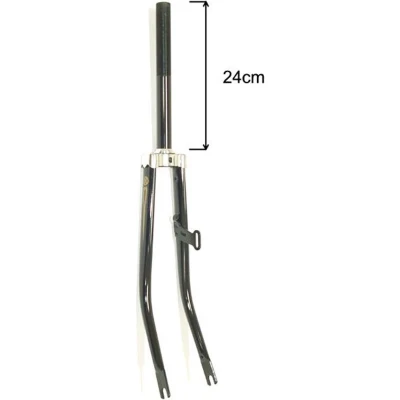 Afbeelding van Non branded Voorvork 26 Inch Rvs Zwart