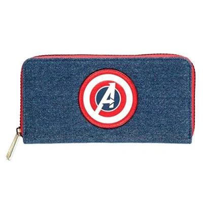 Afbeelding van Marvel The Avengers Logo Dames portemonnee Blauw