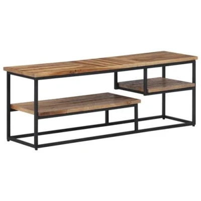 Afbeelding van Tv Meubel 110X30X39 Cm Massief Gerecycled Teakhout