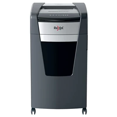 Afbeelding van Rexel Momentum Extra XP422+ Ultrastille Papierversnipperaar voor Kantoor P 4 Snippers Vernietigt tot 22 Vellen Zwart