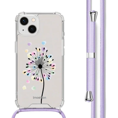 Afbeelding van imoshion Design hoesje met koord voor de iPhone 14 Sandstone Dandelion