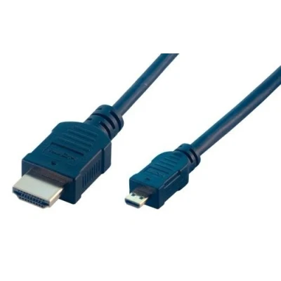 Afbeelding van MCL MC386 HDMI kabel male naar 19 pin micro Type D 1 m