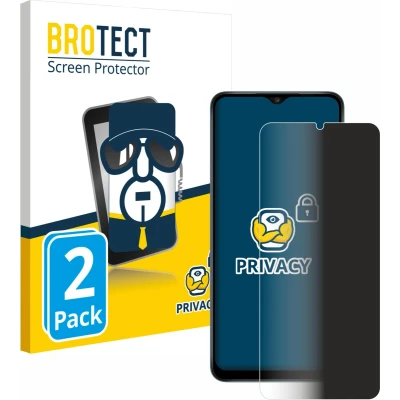 Afbeelding van BROTECT privacy screenprotector voor Samsung Galaxy A12 Folie Beschermfolie Blauwlichtfilter (2 Stuks)