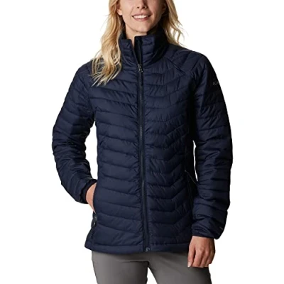 Afbeelding van Columbia Powder LITE Winterjas, Dames, Maat: Small, Granatowy