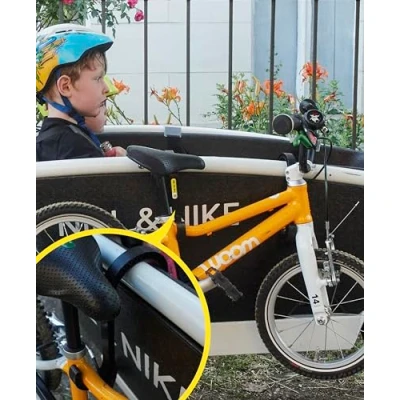 Afbeelding van Frank Bike Holder M Fietshouder voor kinderen, 2 draaghaken Urban Arrow, Cube Cargobike, bagagedrager