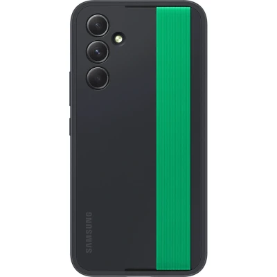 Image de Coque renforcée avec lanière pour Samsung Galaxy A54 5G Noir