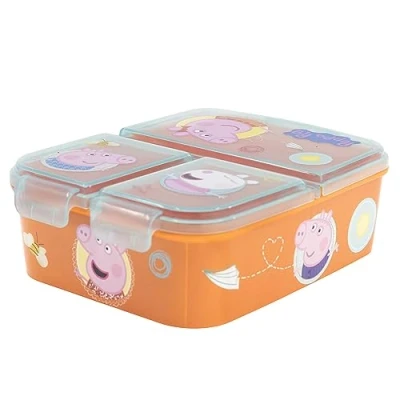 Afbeelding van Peppa Pig Brooddoos met meerdere compartimenten 8412497139200