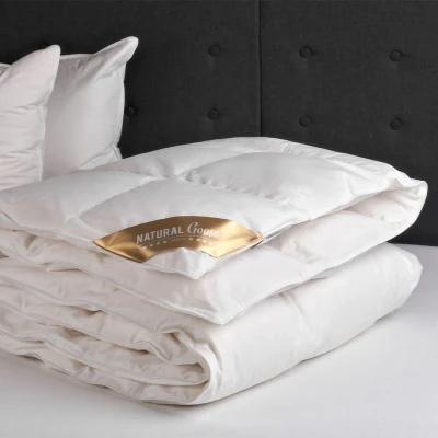 Afbeelding van Dekbed Natural Goose 100% Ganzendons All Season 1 Persoons 140x200 CM Anti allergisch, ademend, vochtregulerend Ga naar