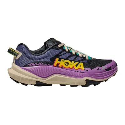 Afbeelding van HOKA Torrent 4 Trail hardloopschoenen, Dames, Maat: 40, Mountain iris/oatmeal Textiel/ synthetisch