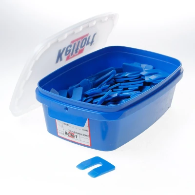 Afbeelding van Kelfort Uitvulplaatjes blauw 4mm zak van 174 plaatjes