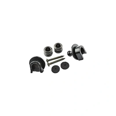 Image de Fender® »SECURITY STRAP LOCKS« Set de supports pour sangle guitare Couleur: Noir