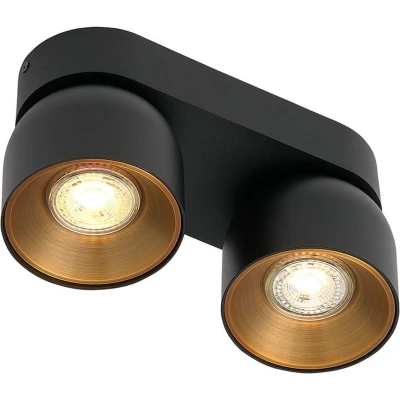 Afbeelding van Nordlux Pitcher spot IP20 2xGU10 zwart