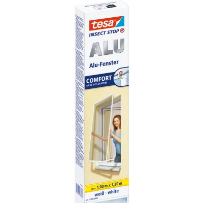 Afbeelding van tesa ALU COMFORT Vliegenhor (b x h) 1000 mm 1200 Wit 1 stuk(s)