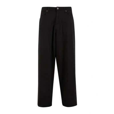 Afbeelding van Urban Classics Tapered Twill Baggy Broek rechte pijpen Taille, 36 inch Zwart