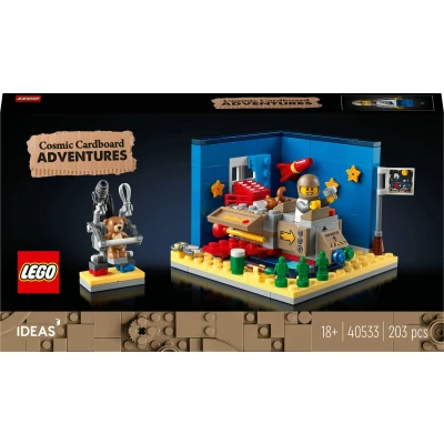 Afbeelding van LEGO Ideas Avonturen van de Kartonnen Kinderraket 40533