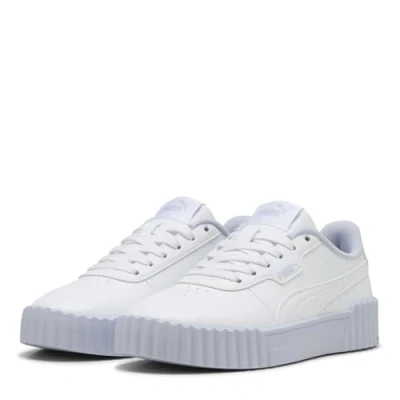 Afbeelding van PUMA Carina 3.0 Cutie Jr Meisjes Sneakers White Cool Weather