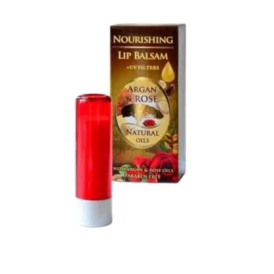 Afbeelding van Bulfresh Lip balsam argan en roos 5 ml (lipstick uitvoering)