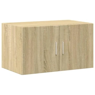 Afbeelding van Wandkast 70x42,5x40 cm bewerkt hout sonoma eikenkleurig