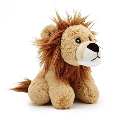 Afbeelding van Zappi Co Leeuwenspeelgoed, 100% gerecycled pluche, 20 cm lang, zacht, behaaglijk, milieuvriendelijk, collectie voor pasgeborenen, eerste kind