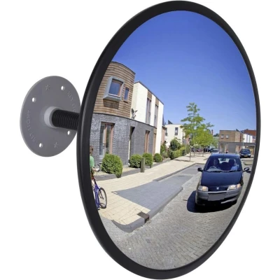 Afbeelding van VidaXL Verkeersspiegel voor binnen 30 cm acryl zwart