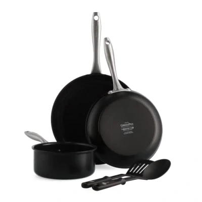 Afbeelding van Greenpan Pannenset Lima Midnight 5 delig