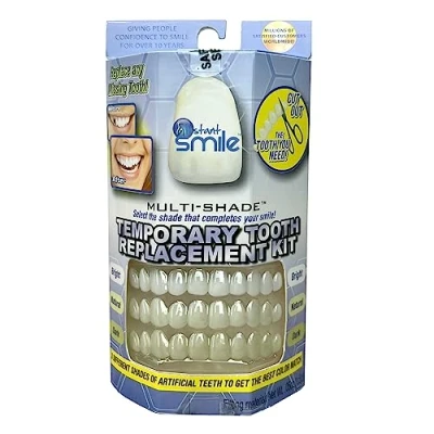 Afbeelding van Tand afgebroken reparatie kit InstantSmile gebit (goedkope kunstgebit) Multi shade