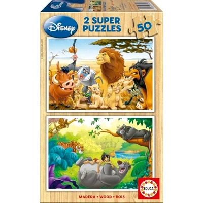 Image de puzzles 50 pcs animal friends en bois