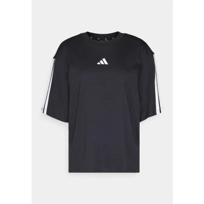 Afbeelding van adidas ESSENTIALS 3 STRIPES BOYFRIEND T shirt voor dames
