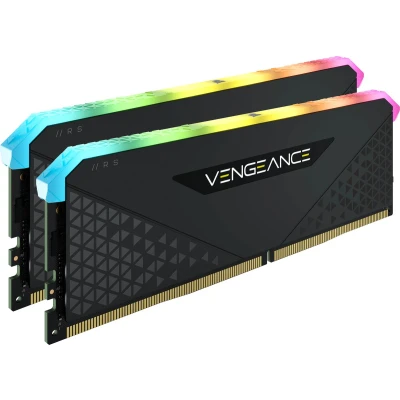 Afbeelding van Corsair Vengeance RGB CMG64GX4M2D3600C18, 64 GB, 2 x 32 DDR4, 3600 MHz, 288 pin DIMM, Zwart