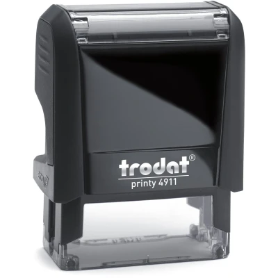 Afbeelding van Tekststempel Trodat Printy 4911 personaliseerbaar zw 3regels 48x14mm