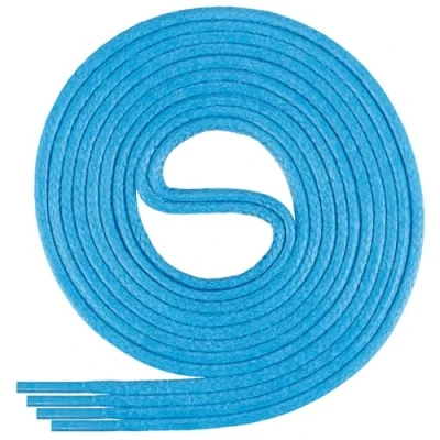 Afbeelding van Di Ficchiano DF SW 03 blue 140 gewaxte ronde veters, 2 4 mm, voor zakelijke schoenen, kostuumschoenen en leren schoenen