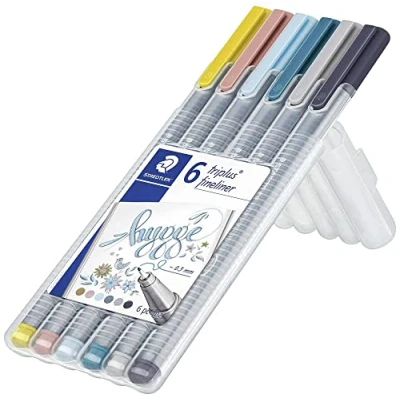 Afbeelding van STAEDTLER Hygge 334SB6CS12 Triplus Fineliner, 6 stuks