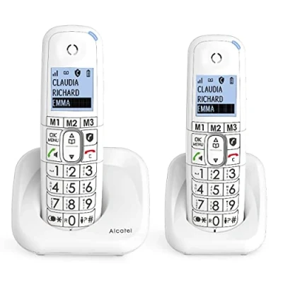Image de Téléphone fixe sans fil Alcatel XL785 Voice Duo Blanc