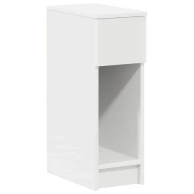 Afbeelding van vidaXL Nachtkastje met lade 20x36x60 cm wit
