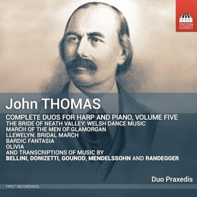 Afbeelding van Duo Praxedis Thomas: Complete Duos For Harp And Piano, Volume Five (CD)