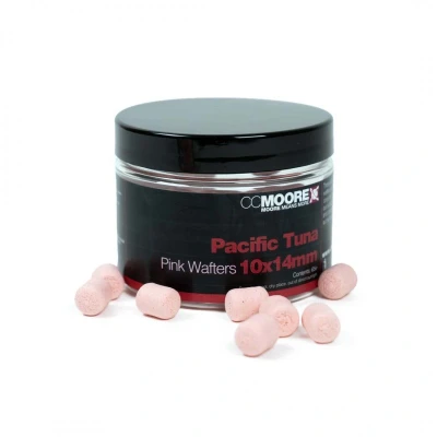 Afbeelding van CC Moore Pink Pacific Tuna Dumbell Wafters 10x14mm (65g) Hookbaits