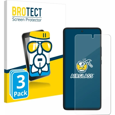 Afbeelding van BROTECT Screenprotector voor Motorola Edge 30 Folie Beschermfolie Beschermglas transparant (3 Stuks)