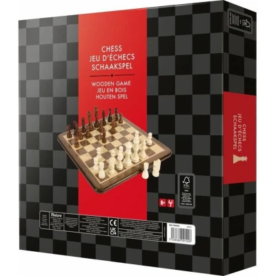 Afbeelding van Houten Luxe Schaakspel (NL/EN/FR)