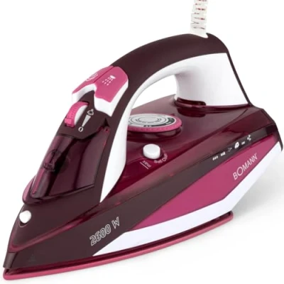 Afbeelding van Bomann DB 6005 CB Stoomstrijkijzer 2600W Roze/Wit