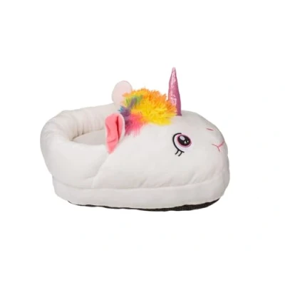 Afbeelding van Out of the Blue voetenwarmer groot slof eenhoorn/unicorn one size 30 x 27 cm dierensloffen