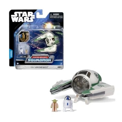 Afbeelding van Bizak Star Wars 62610008 Yoda Jedi Starfighter schip met 2 figuren