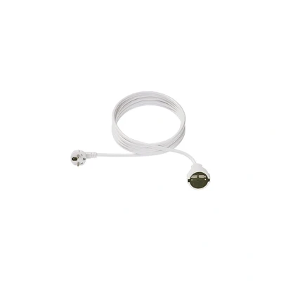 Afbeelding van Bachmann 341284 Stroom Verlengkabel Wit 2.00 m H05VV F 3G 1,5 mm²