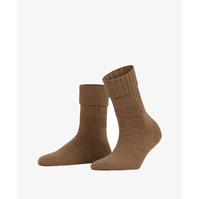 Afbeelding van Falke Striggings RIB BOOT SOCK WARM Sokken, Dames, Maat: 39 42, Nutmeg mel