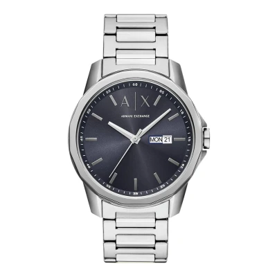Afbeelding van Armani Exchange Heren horloge zilverkleurig met stalen band