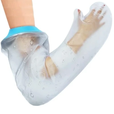 Image de Naapesi protection de bras pour le bain, réutilisable en plâtre, housse douche, contre main adultes