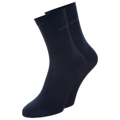 Afbeelding van ESPRIT Uni 2 Pack W SO katoen, effen, paar damessokken (2 stuks), Marineblauw 6120, 39 42