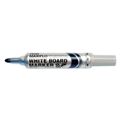 Image de Pentel Marqueur Tableau Blanc Maxiflo Pointe Ogive Moyenne Bleu