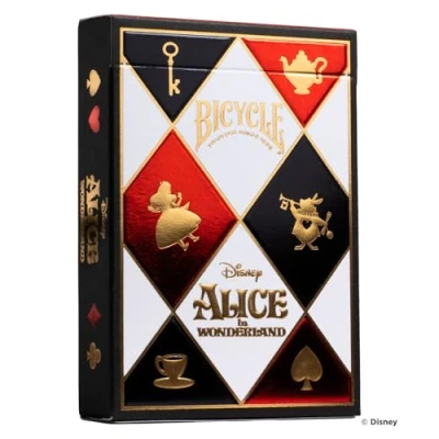 Afbeelding van Pokerkaarten Bicycle Alice in Wonderlan